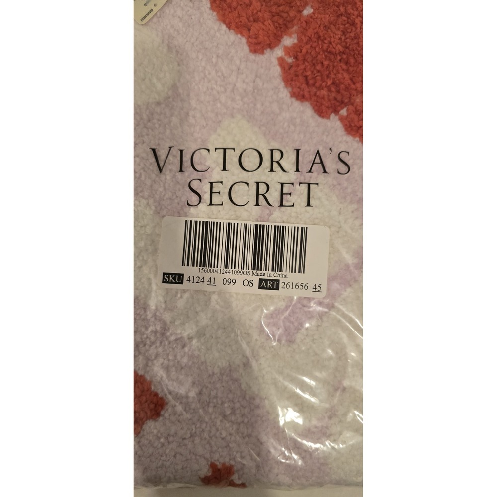 Victoria's Secret "PINK" Bath Mat Pink And Hot Pink Rug NWT  24x16‎